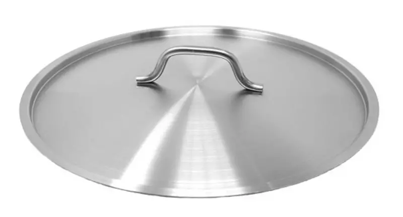 Omcan Stainless Steel Replacement Cover For 40 Qt Brazier With Cover 80459 1