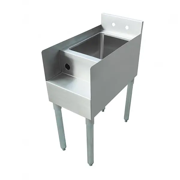 Omcan Stainless Steel Underbar Blender Station With Dump Sink 43473 1