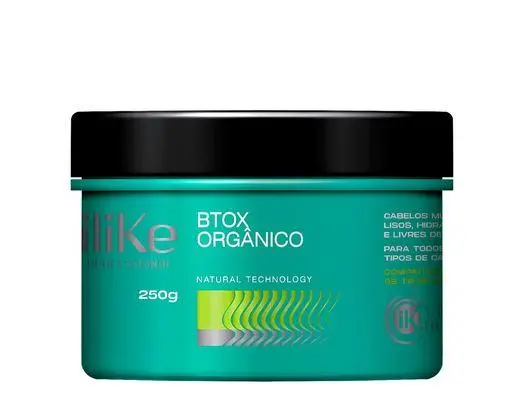 Organic Btox Shea Hazelnut Keratin Natural Technology Straightening 250G - Ilike 1