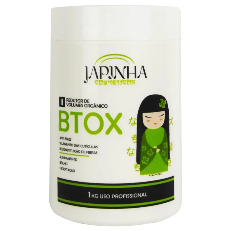 Organic Deep Hair Mask Volum Reducer Smoothing Alignment 1L Japinha 1