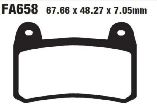 Organic Front Brake Pads - Ebc Brakes 1