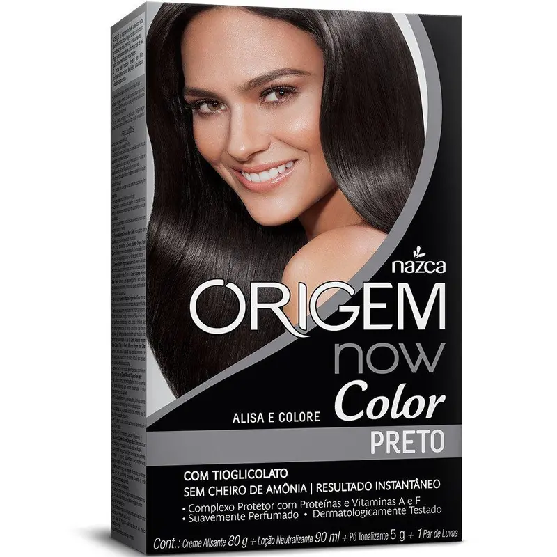 Origem Now Colors Black Hair Neutralizing Thioglycolate Smoothing Kit - Nazca 1