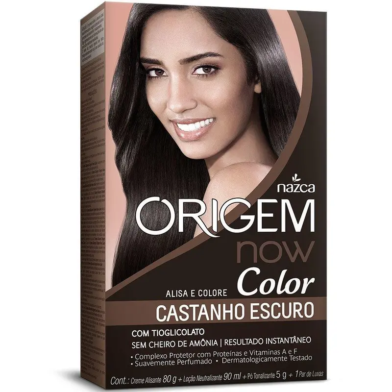 Origem Now Colors Dark Brown Neutralizing Thioglycolate Smoothing Kit - Nazca 1
