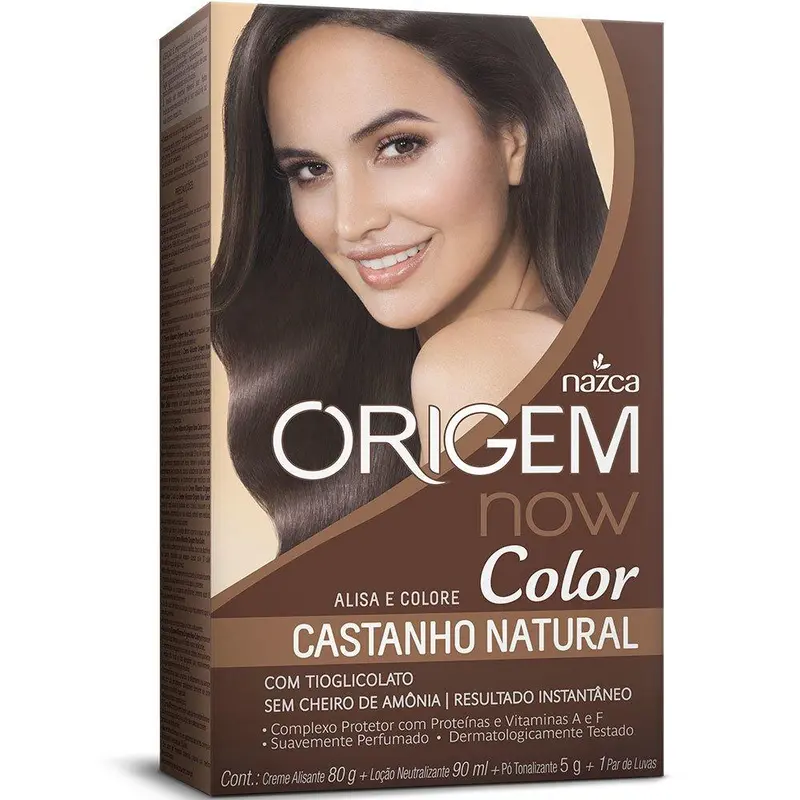 Origem Now Colors Natural Brown Neutralizing Thioglycolate Smoothing Kit - Nazca 1