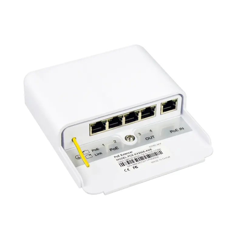Outdoor Waterproof (1-In/4-Out) Gigabit Poe Extender 1