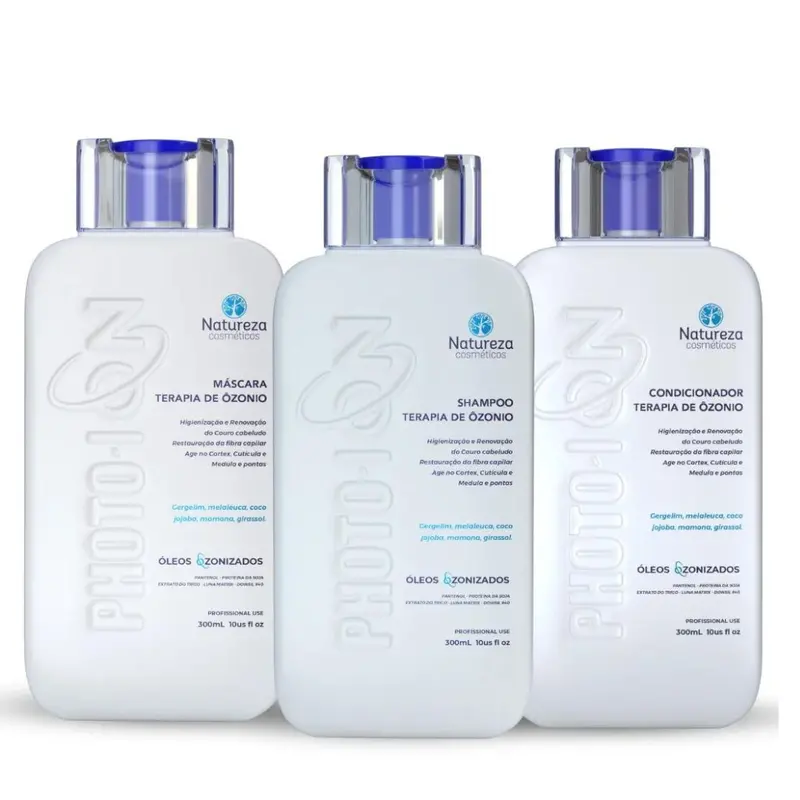 Ozone Therapy Damaged Hair Treatment Kit 3X 300 Natureza Cosmetics 1