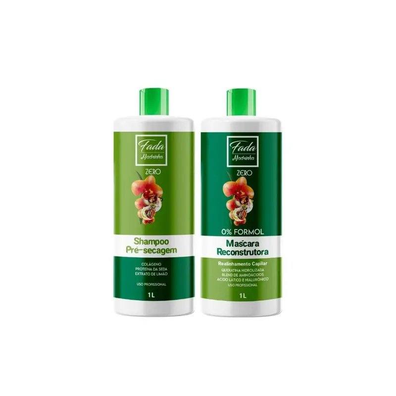 Paiolla Fada Madrinha Zero Organic Hair Sealant Straightening Kit 2X1l 1