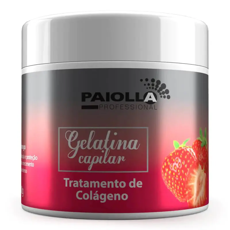 Paiolla Strawberry Gelatine Collagen Treatment 500G / 17.63 Fl Oz 1