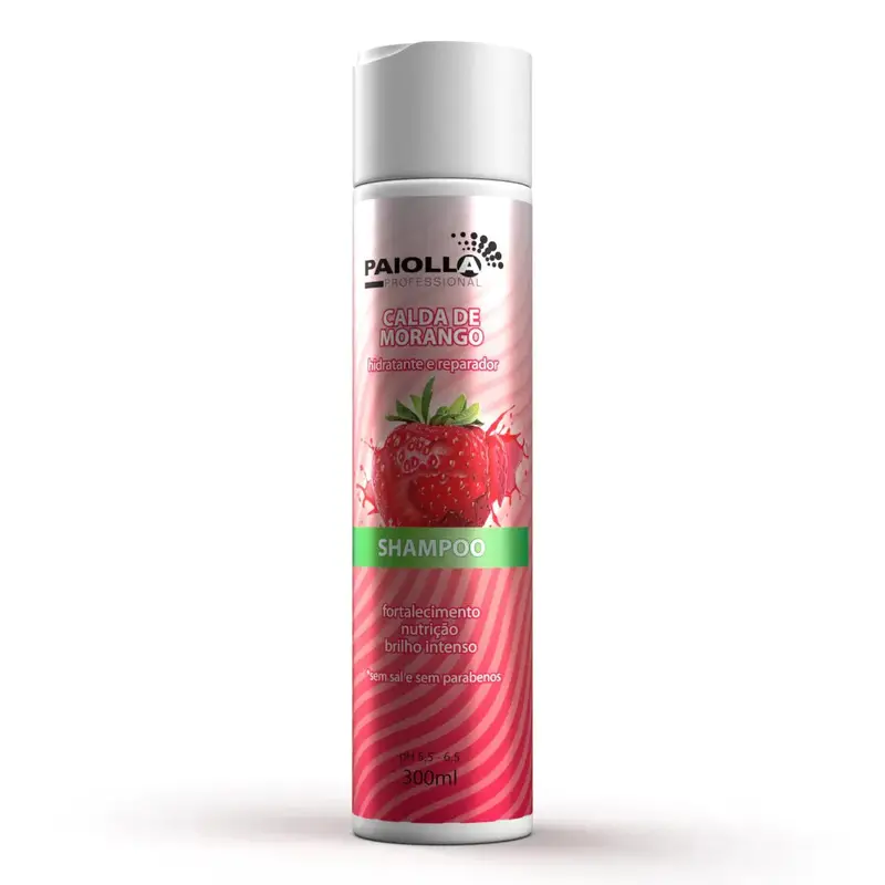 Paiolla Strawberry Gelatine Shampoo 300Ml / 10.14 Fl Oz 1