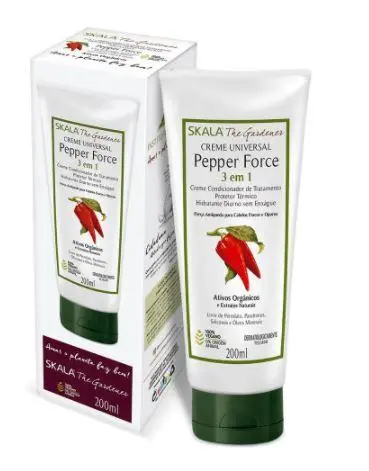 Pepper Force 3 In 1 Multifunctional Organic Vegan Treatment Cream 200Ml - Skala 1