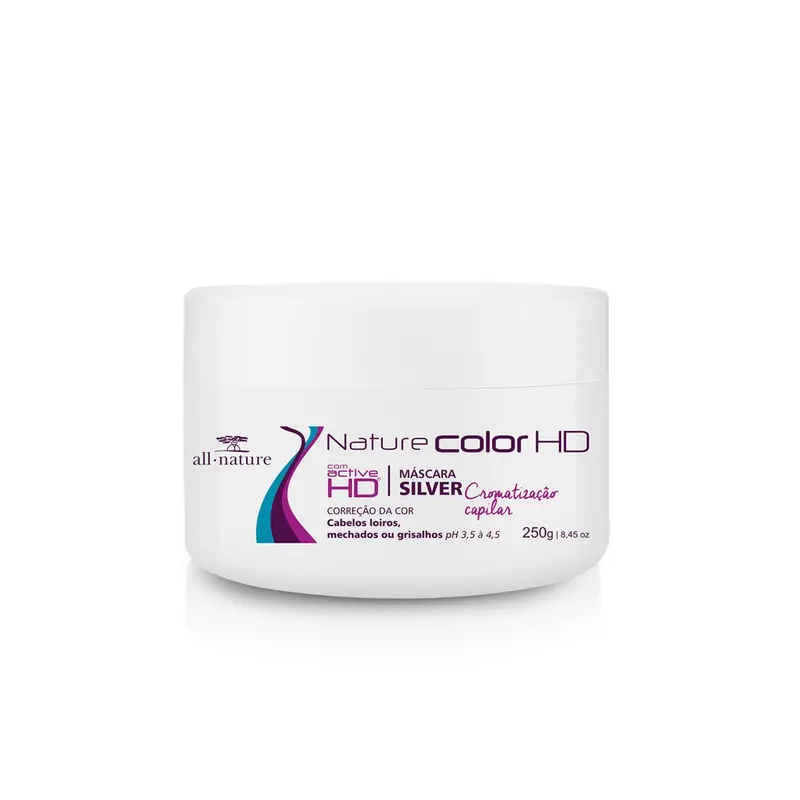Perfect Blond Hair Chromatization Silver Color Correction Mask 250G - All Nature 1