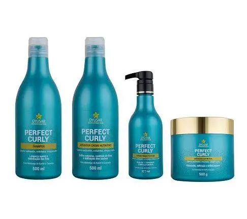 Perfect Curly Home Care Maintenance Protection Nourishing Kit 4 Prod. - Dyusar 1