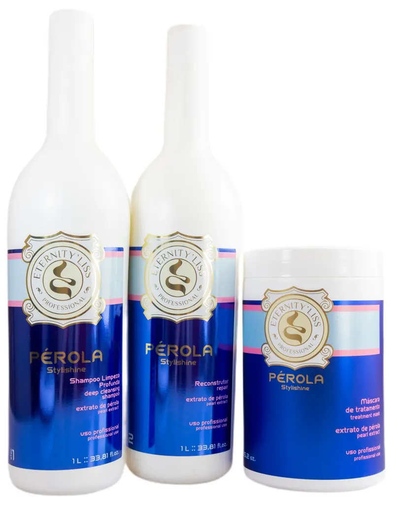 Perola Brazilian Shine Treatment Kit 3X1l - Eternity Liss 1