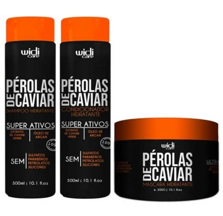 Pérolas De Caviar Pearls Extract Home Care Maintenance Kit 3X300 - Widi Care 1