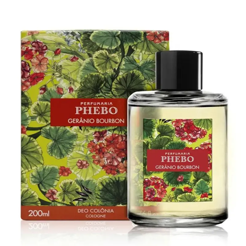 Phebo Geranio Bourbon Deo Cologne Perfume Body Floral Fragance 200Ml 1