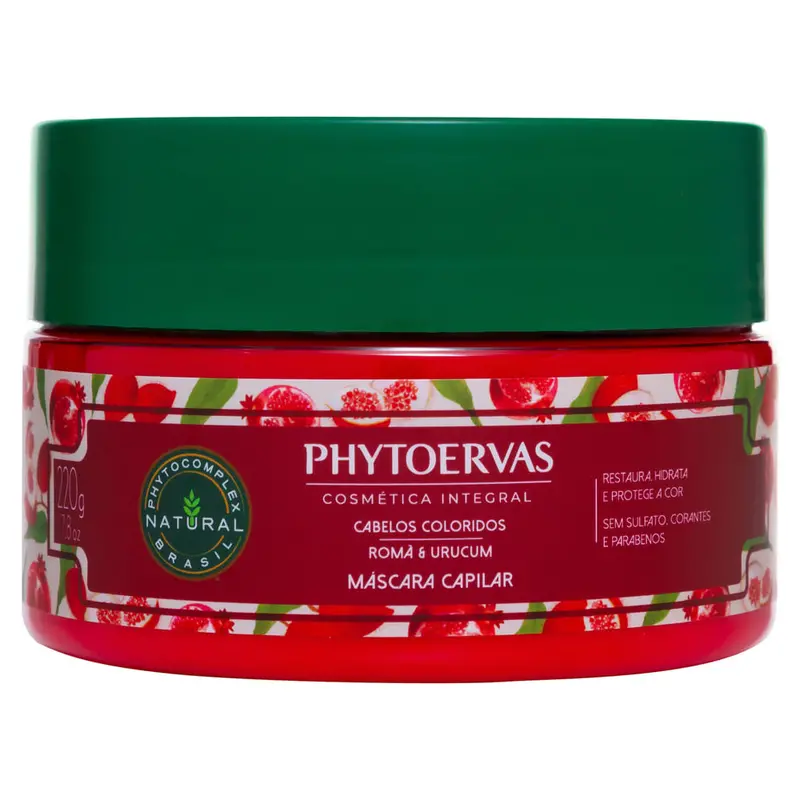 Phytoervas Colorful Pomegranate Hair Mask And Urucum 220G 1