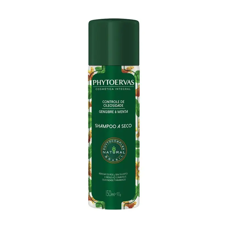 Phytoervas Dry Shampoo Gengibre Oil Control And Mint 150Ml 1