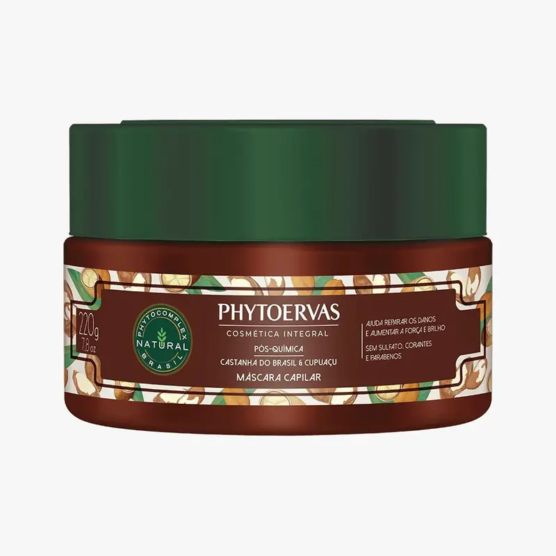 Phytoervas Mask For Post Chemical Chemistry Of Brazil And Cupuaçu 220G 1