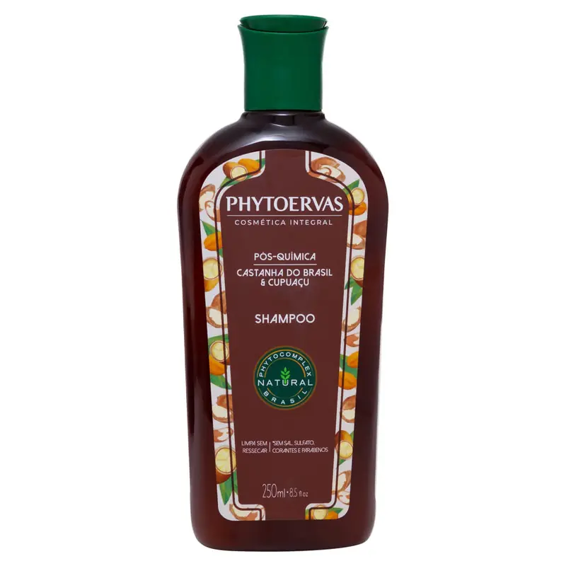 Phytoervas Post Chemical Shampoo Chestnut And Cupuaçu 250Ml 1