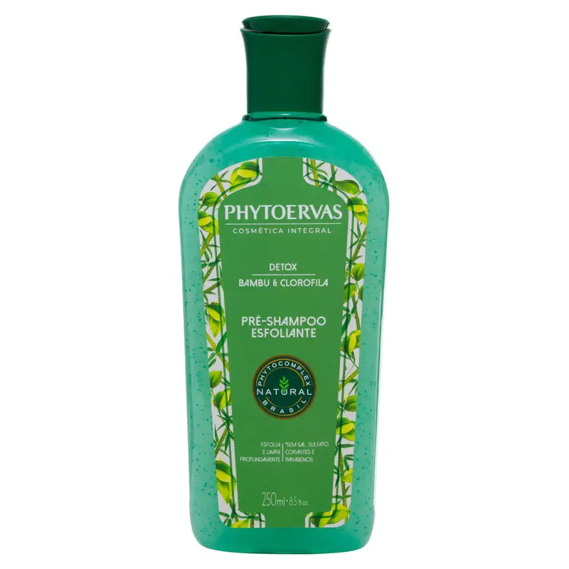 Phytoervas Pre Shampoo Detox Bamboo And Chlorophila 250Ml 1