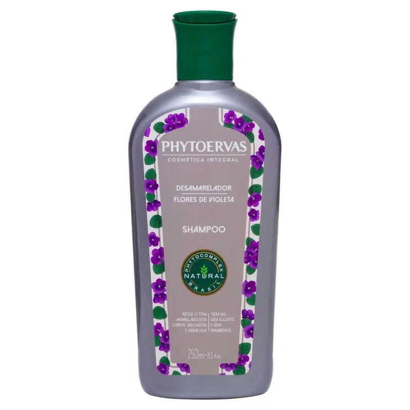 Phytoervas Shampoo Desamarelator Violet Flowers 250Ml 1