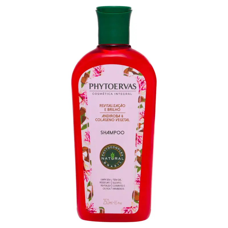 Phytoervas Shampoo Revitalization And Glow Andiroba And Vegetable Collagen 250Ml 1