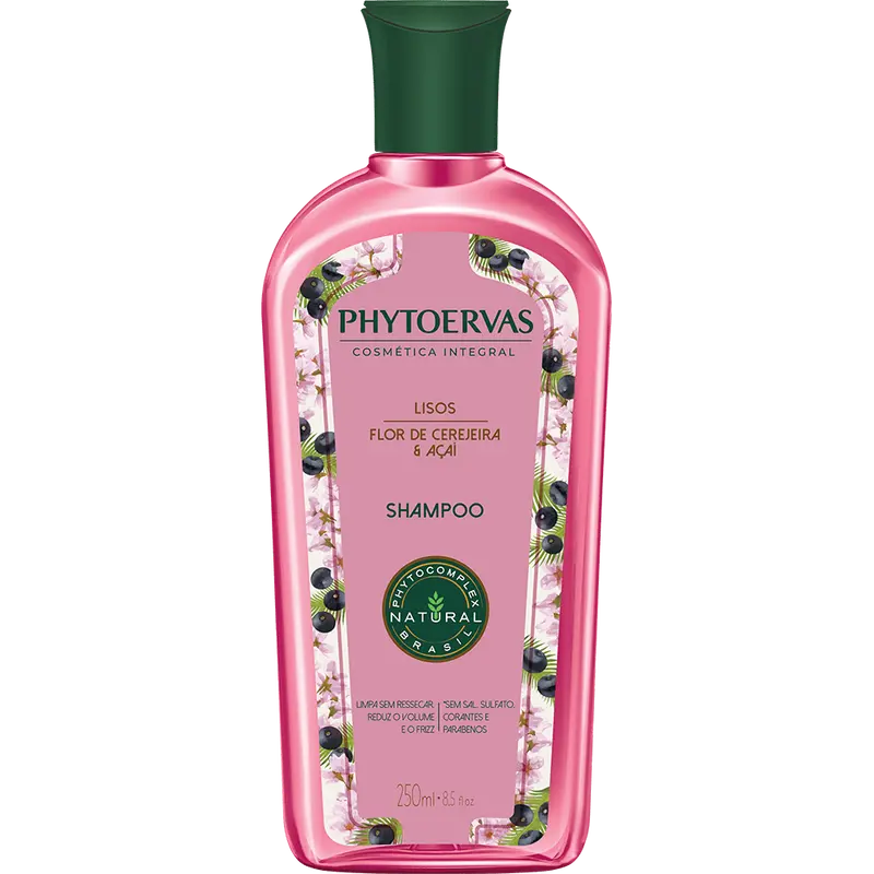 Phytoervas Smooth Shampoo Cherry Blossom And Acai 250Ml 1