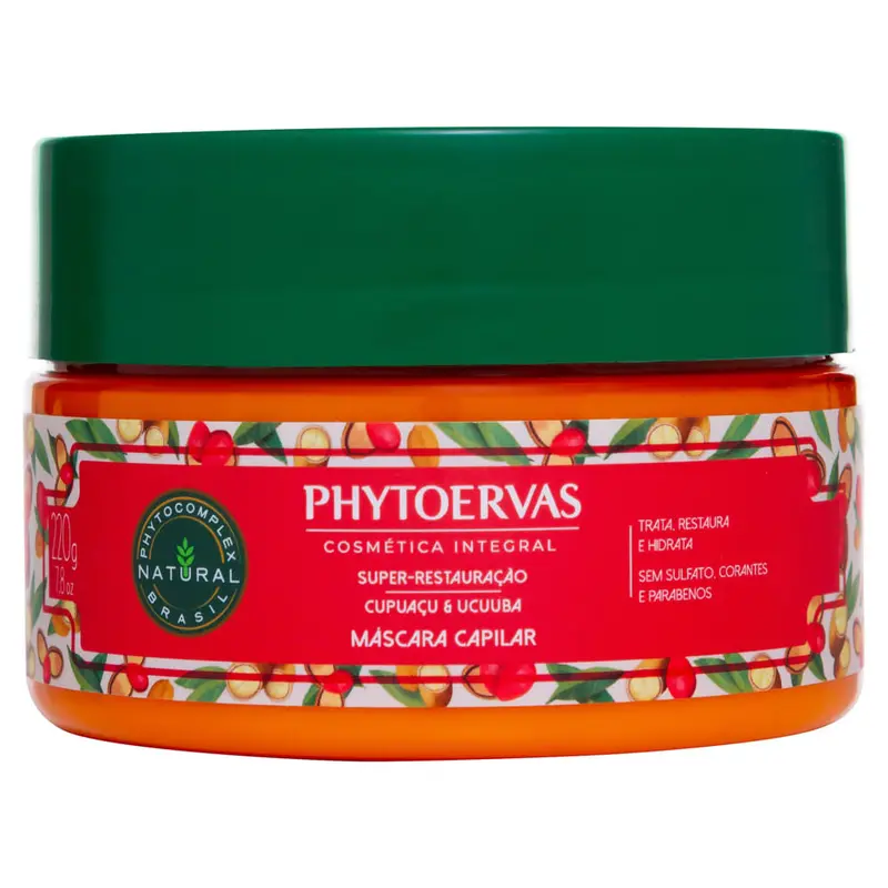 Phytoervas Super Restoration Hair Mask Cupuaçú And Ucuúba 220G 1