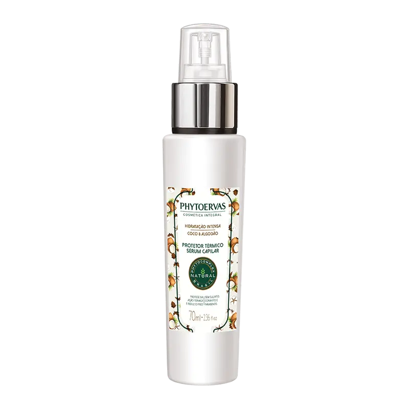 Phytoervas Thermal Protector Sérum Capillary Hydration Intense Coconut And 70Ml Cotton 1