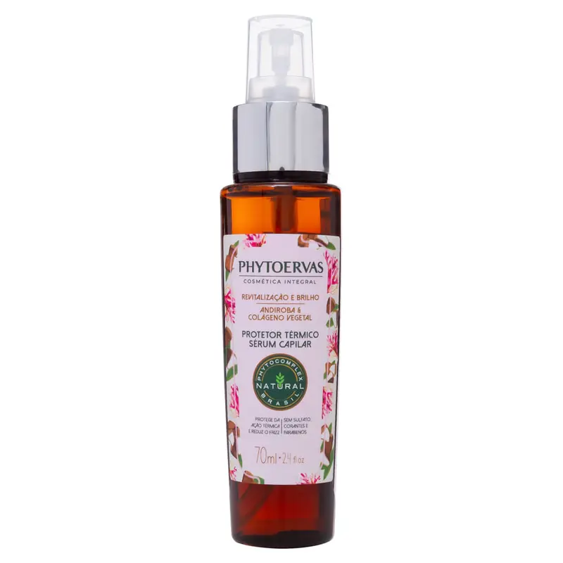 Phytoervas Thermal Protector Serum Capillary Revitalization And Glow Andiroba And 70Ml Vegetable Collagen 1