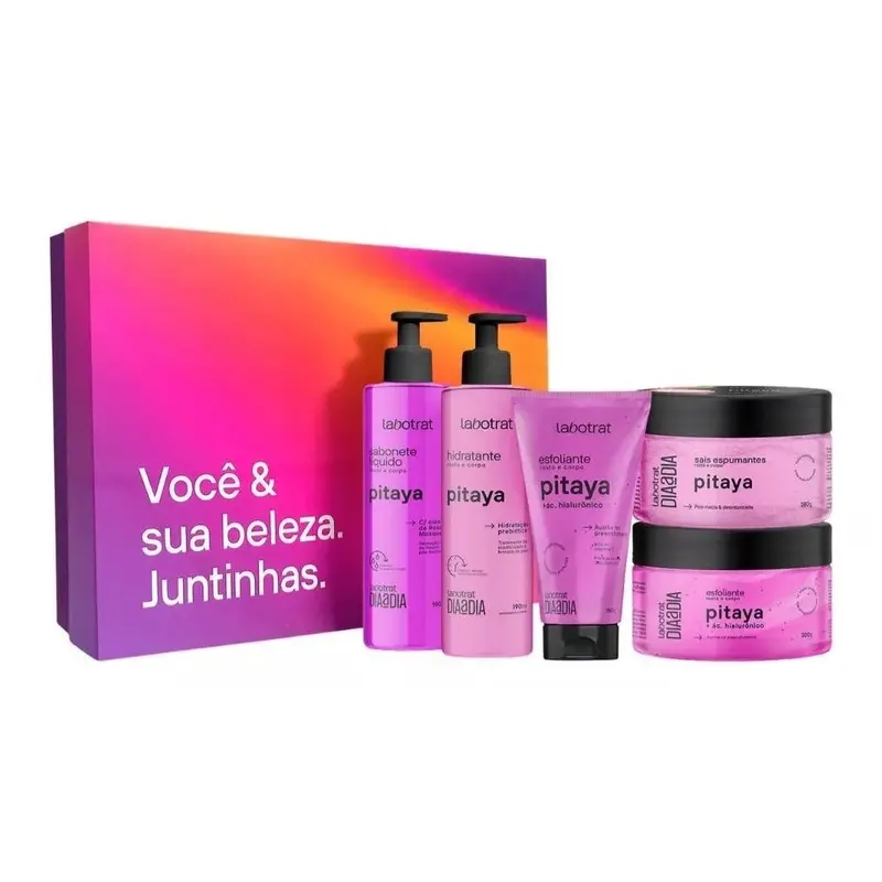 Pitaya Skin Care Exfoliating Moisturizing Daily Treatment Bath Kit Labotrat 1