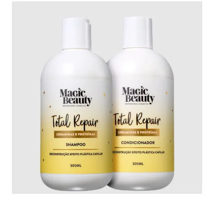 Plastic Effect Ceramides Proteins Tretment Total Repair Kit 2X300ml - Magic Beauty 1