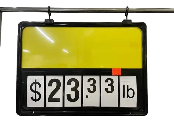 Plastic Sign Holder For Display Racks Hbr-3003 1