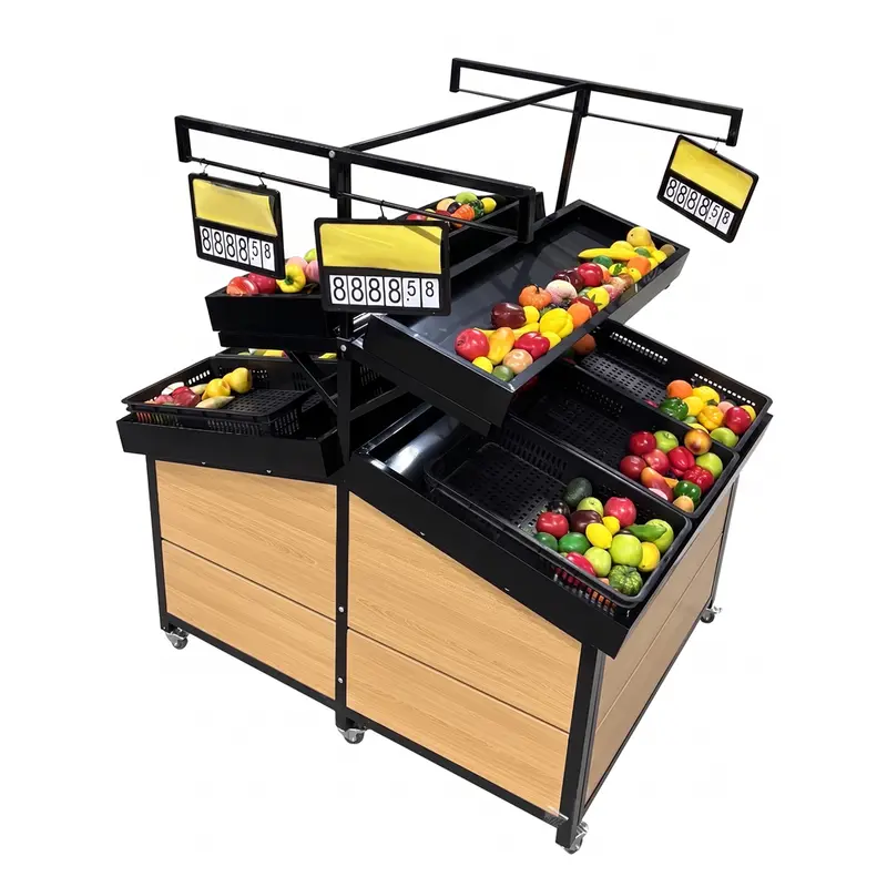 Plastic Tray Vegetable Rack Double Side Hd-Vrdm-08 1