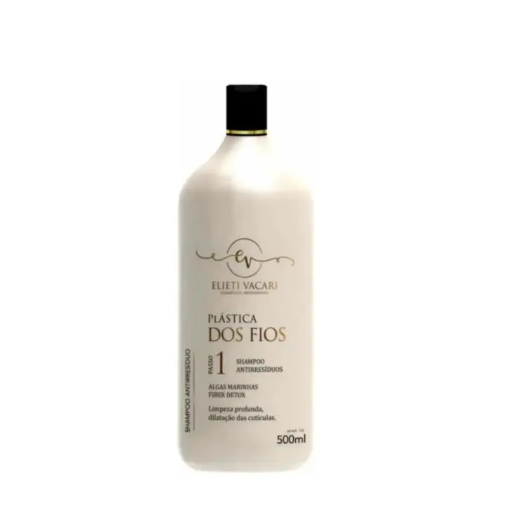 Plástica Dos Fios Anti Residue Fiber Detox Shampoo Step 1 500Ml - Elieti Vacari 1