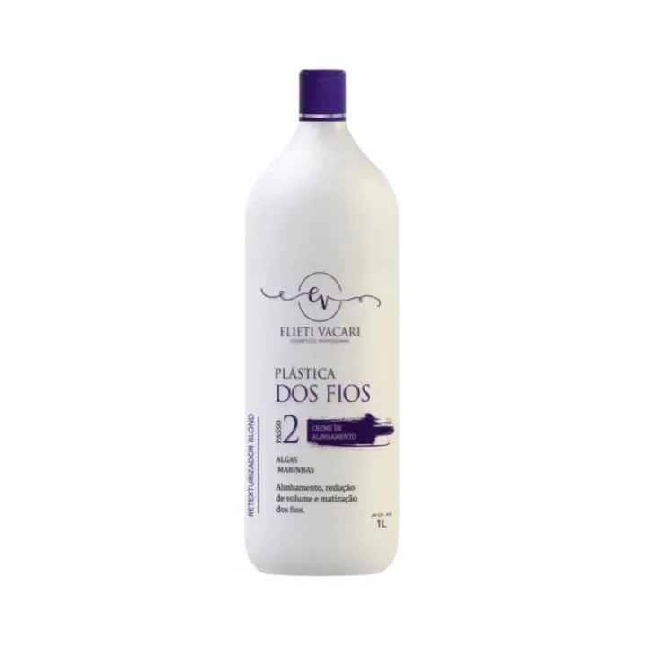 Plástica Dos Fios Blond Hair Plastic Alignment Seaweed Step 2 1L - Elieti Vacari 1