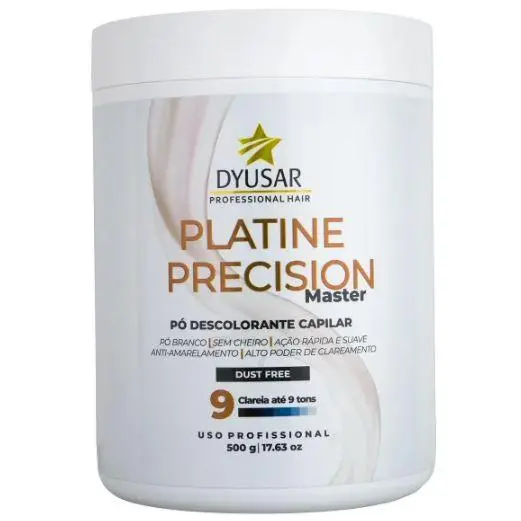 Platine Precision Master Dust Free 9 Tones White Bleaching Powder 500G - Dyusar 1
