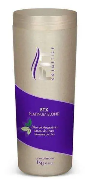 Platinum Blond Macadâmia Tahiti Grape Seed Hair Deep Hair Mask Mask 1Kg - Fit Cosmetics 2