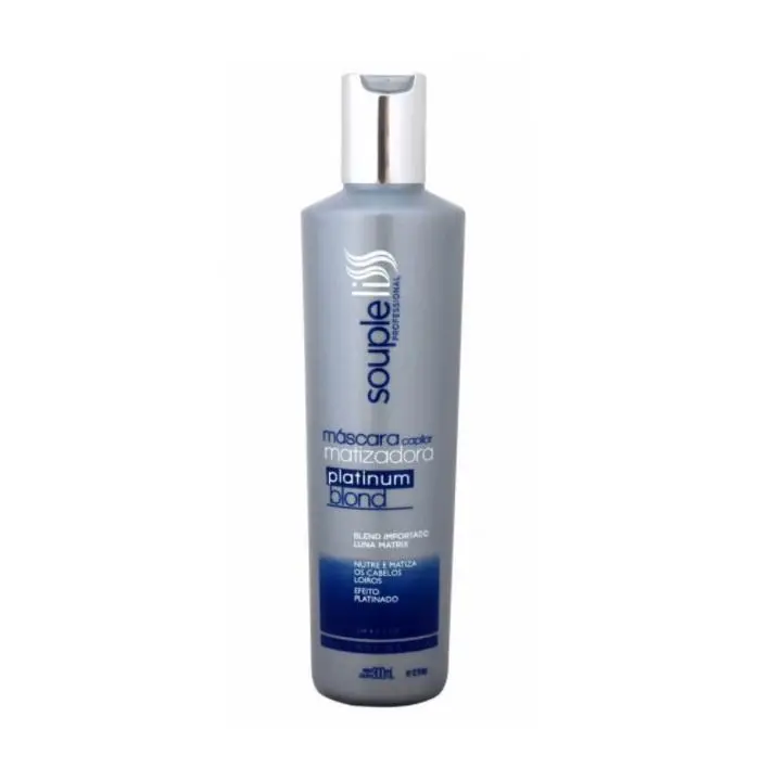 Platinum Blond Tinting Luna Matrix Nourishing Hair Mask 300Ml - Souple Liss 1