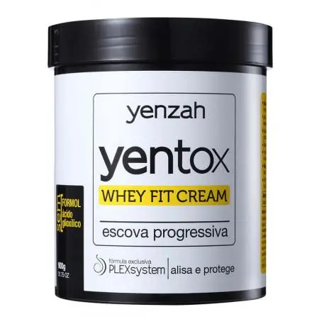 Plexsystem Keratin Progressive Brush Power Whey Fit Yentox Cream 900G - Yenzah 1