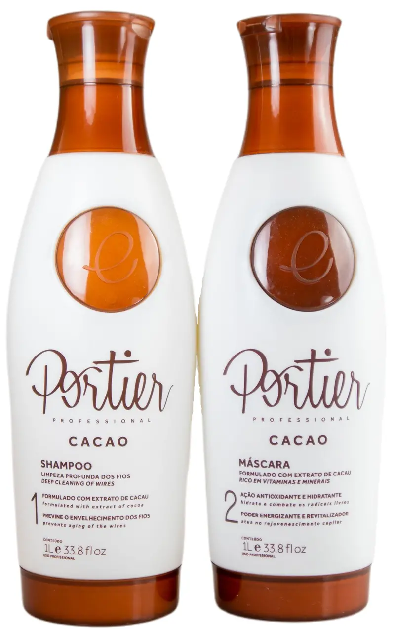 Portier Cacao Thermo Smoothing Anti Aging Kit 2X1l - Portier 1