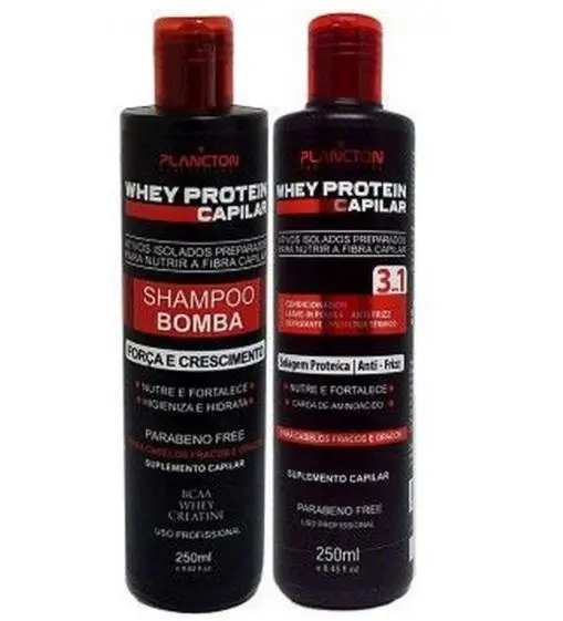 Post Chemistry Hair Treatment Whey Protein Kit 2X250ml - Plancton Professional 1