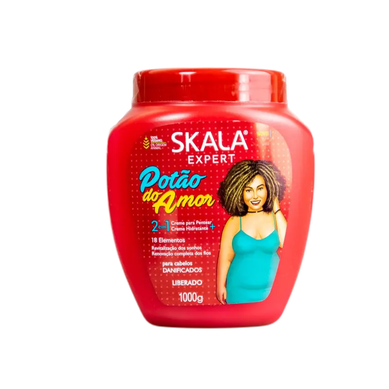 Potao Do Amor Pentear Creme + Creme Hidratante / Potao Love Combing Cream Moisturizer + Treatment Cream - Skala 1