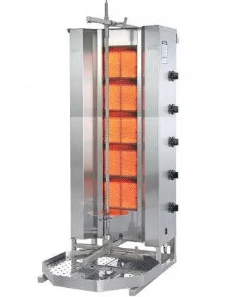 Potis Natural Gas 5 Burner Shawarma/Doner Machine Gd5 1