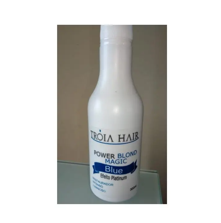 Power Blond Magic Blue Platinum Effect Tinting Treatment 500Ml - Troia Hair 1