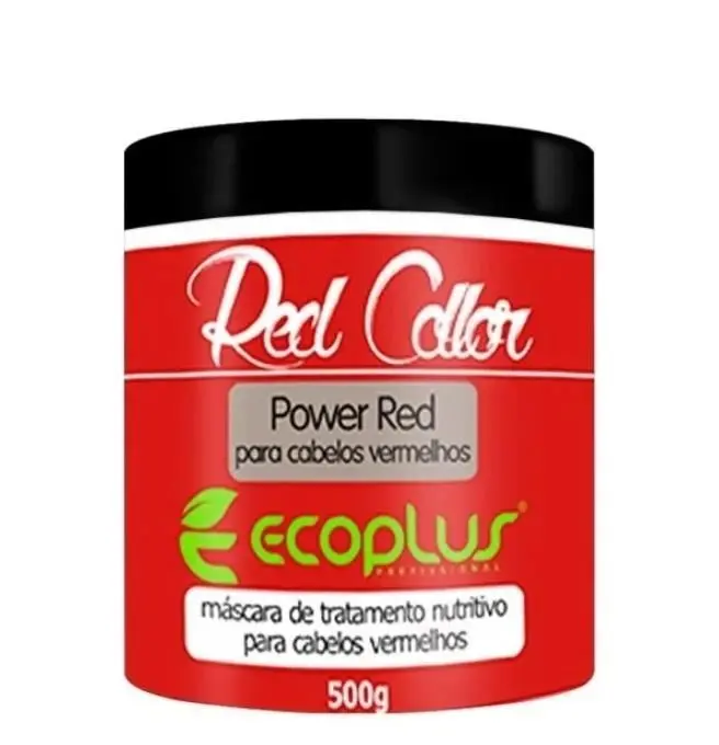 Power Red Collor Tinting Nourishing Revitalizing Treatment Mask 500G - Ecoplus 1