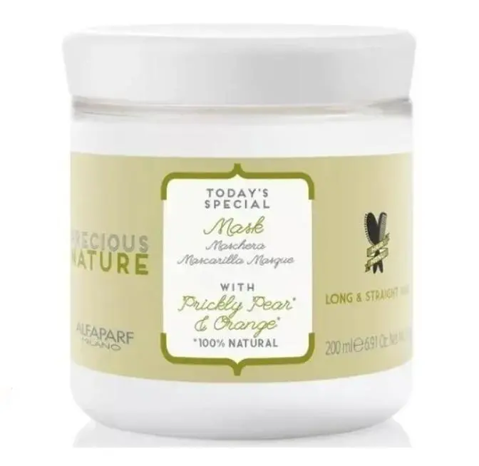 Precious Nature Long & Straight Hair Pear Orange Mask 200Ml - Alfaparf Milano 1