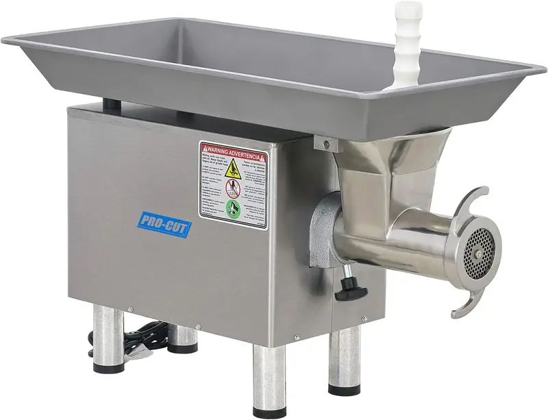 Pro-Cut Stainless Steel 22 Meat Grinder 2Hp, Kg-22W-Xpss 1