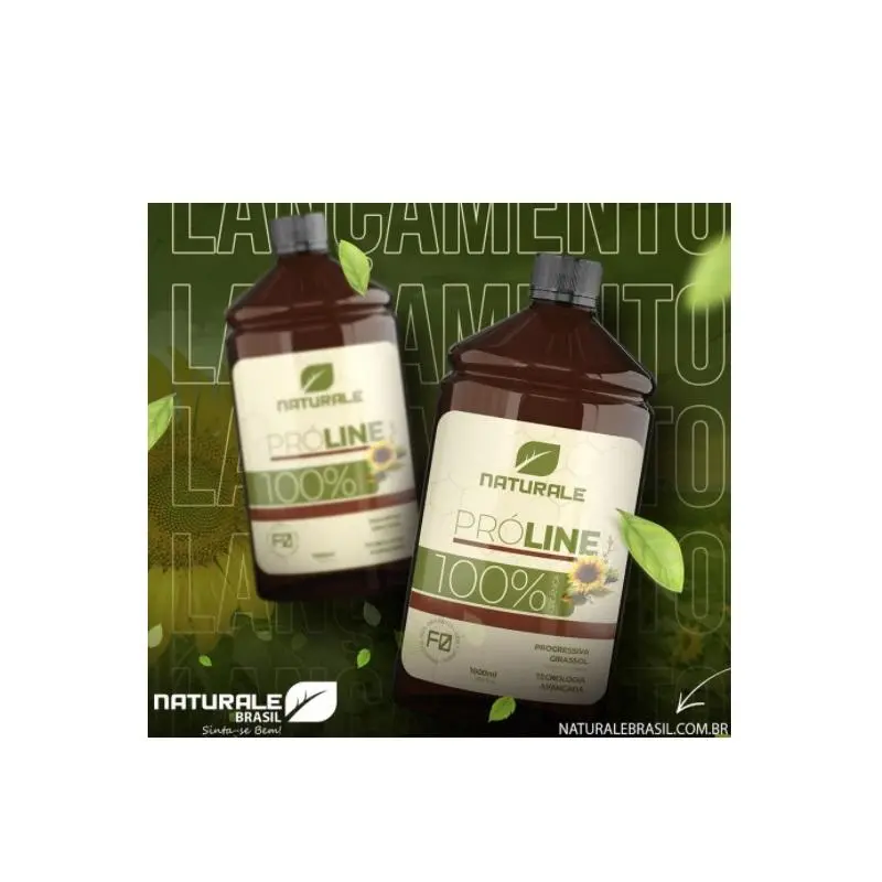 Pro Line Sunflower Organic Progressive Brush Hair Smoothing Kit 2X1l - Naturale 1