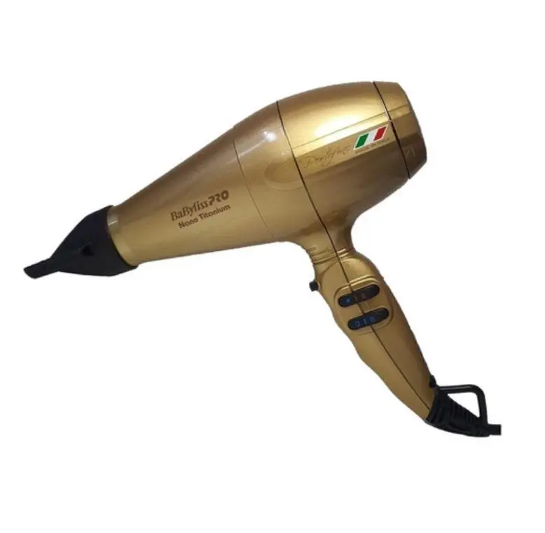Pro Portofino Titanium 6600 Golden Hair Dryer 220V 2000W - Babyliss 1